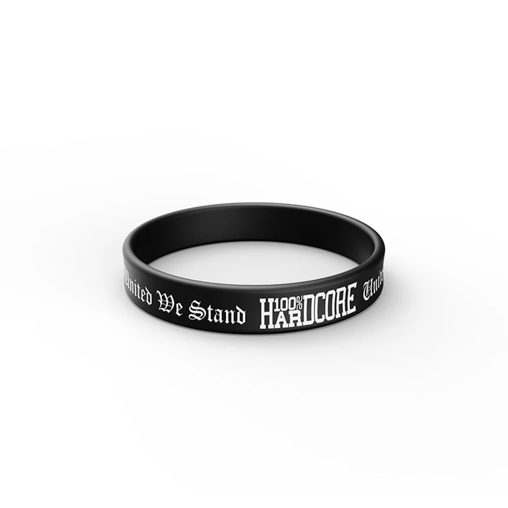 Wristband 100% Hardcore "United We Stand" – Wristbands hardcore / gabber | TrueHardcoreStore